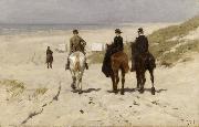 Riders on the Beach at Scheveningen (nn02), Anton mauve